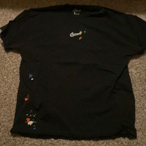 Nike Paint Design T Shirt